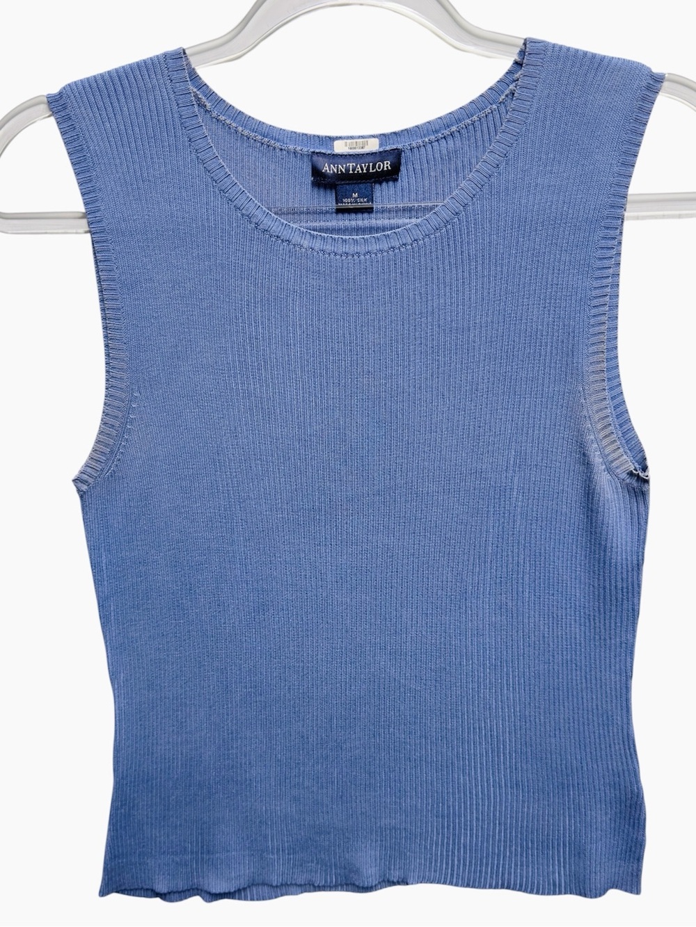 Pure Silk Liquid Knit Top Tank Sweater Vest